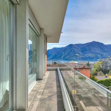 Panoramic Loft 8min Walk To Center - Happy Apartment Lugano